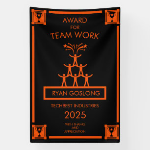Corporate Staff Team Work Award Banner