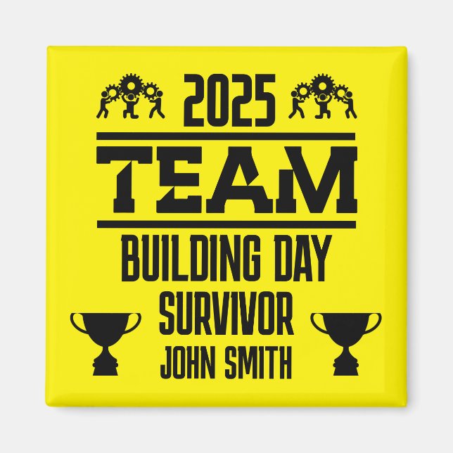 Corporate Team Building Day Magnet (Front)