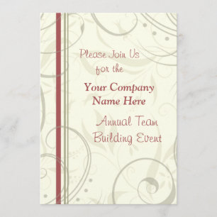 Corporate Team Building Event Weekend Invitations