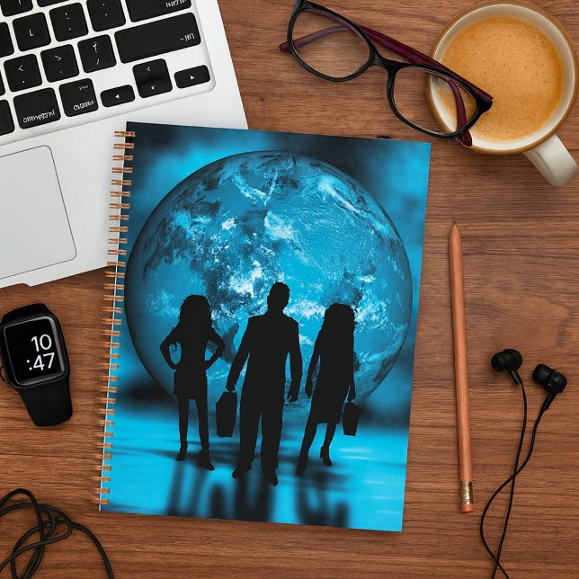 Corporate Team Silhouette Futuristic Business Planner (Creator Uploaded)