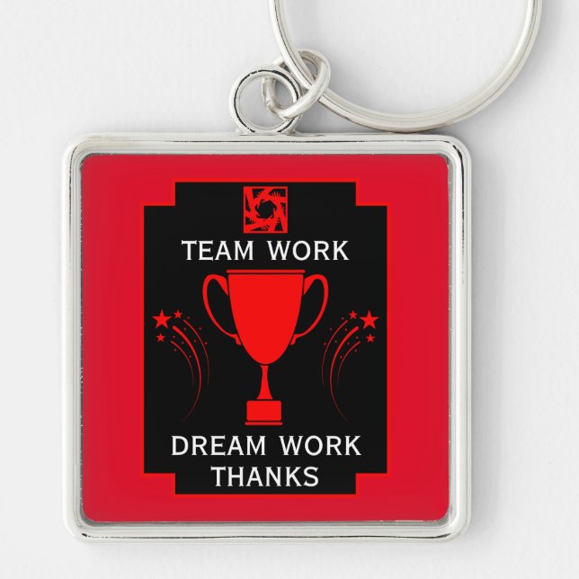 Corporate Team Thanks Key Ring (Front)