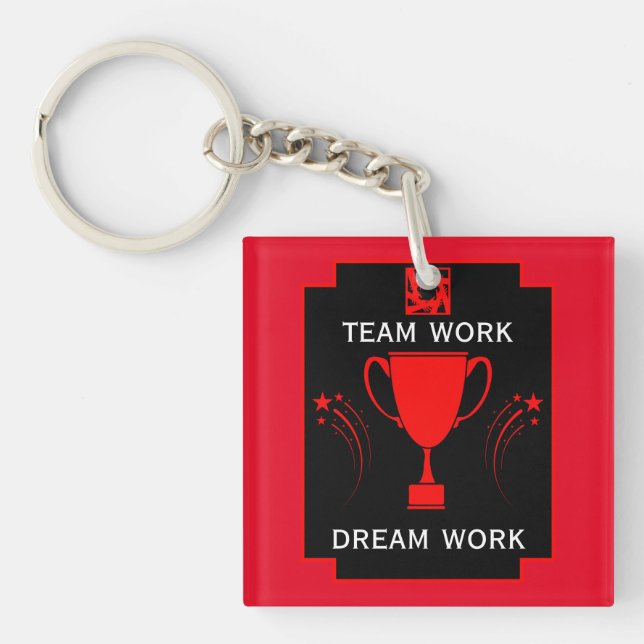 Corporate Team Thanks Key Ring (Front)