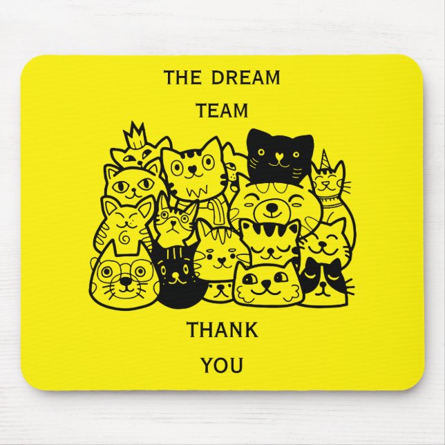 Corporate Team Thanks Mouse Pad (Front)