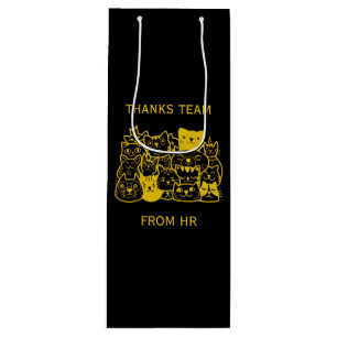 Corporate Team Thanks Wine Gift Bag