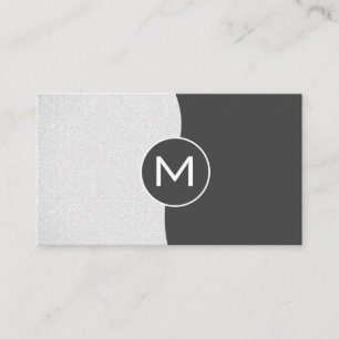 Corporate Two Tone Wavy Business Card
