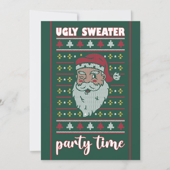 Corporate Ugly Sweater Party Invitation (Front)