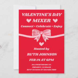 Corporate Valentine Mixer Invitation