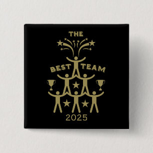 Corporate Work Team Gifts 15 Cm Square Badge