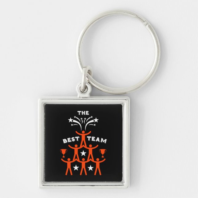 Corporate Work Team Gifts Key Ring (Front)