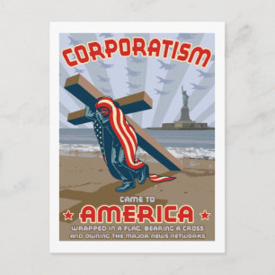 Corporatism Postcard
