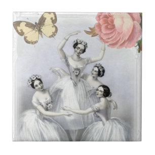 Corps de ballet ceramic tile