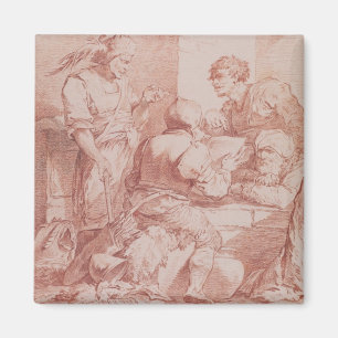 Corps de Garde (Barbarians Defeated by a Book) (re Magnet