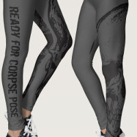 Corpse Pose | Leggings | Grey