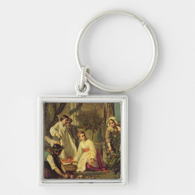 Corpus Christi, 1855 Key Ring (Front)