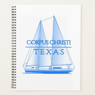 Corpus Christi Coastal Nautical Sailing Sailor Planner