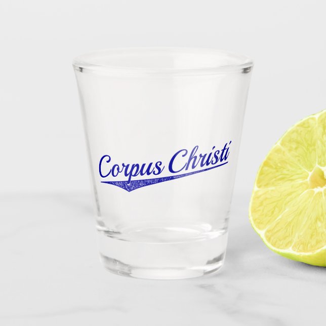 Corpus Christi Shot Glass (Front)