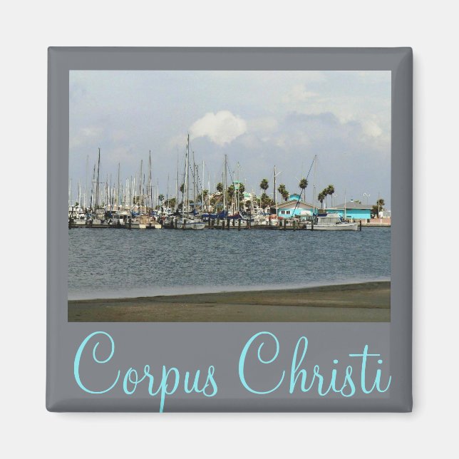 Corpus Christi, Texas Marina Magnet (Front)
