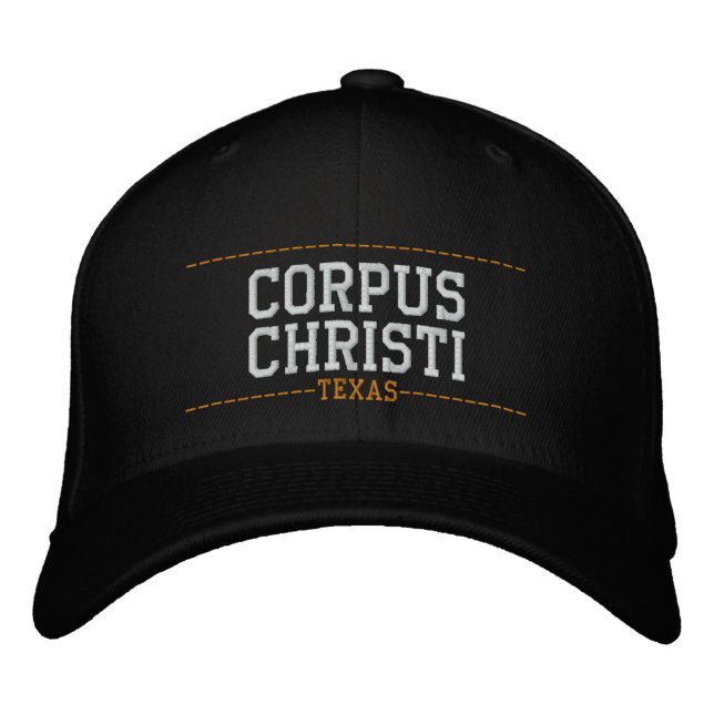 Corpus Christi Texas USA Embroidered Hats (Front)