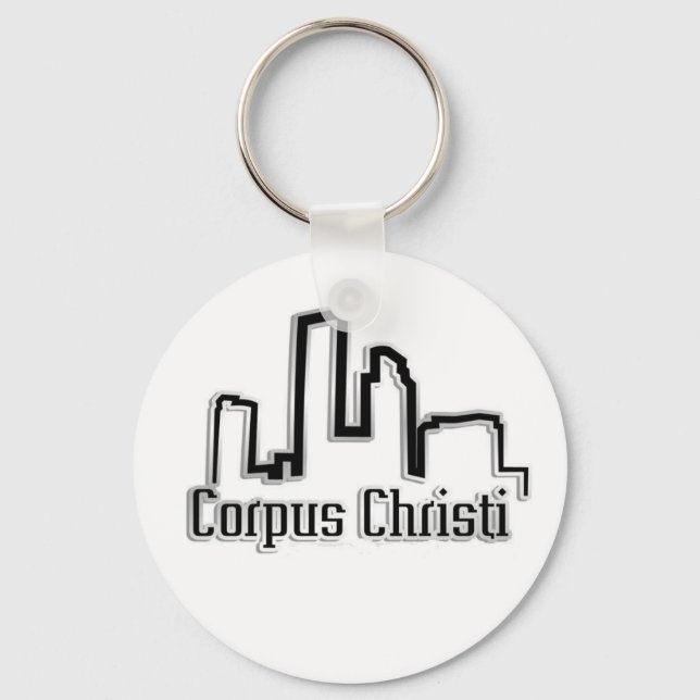 Corpus Christi Tx Keychains (Front)