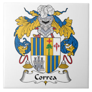 Correa Family Crest Ceramic Tile