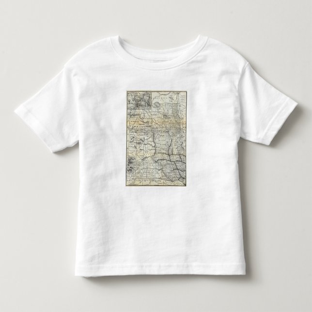 Correct map of Dakota Toddler T-Shirt (Front)