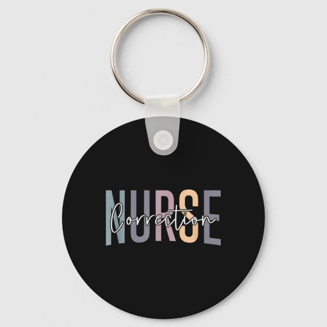 Correctional Nurse Correctional Nursing Key Ring (Front)