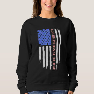 Correctional Nurse Forensic Nurse Behind Bars Sweatshirt