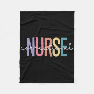 Correctional Nurse Forensic Nurse Corrections Nurs Fleece Blanket