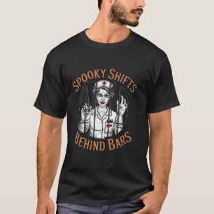 Correctional Nurse Halloween Spooky Nursing Trick T-Shirt