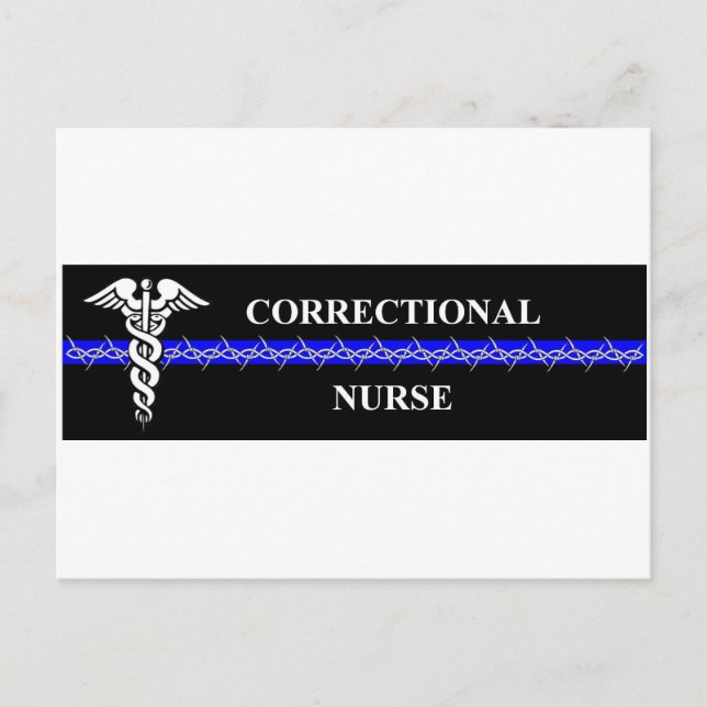 Correctional Nurse Postcard (Front)