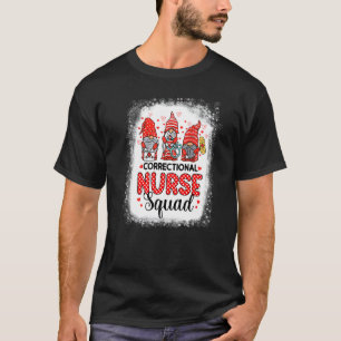 Correctional Nurse Squad Gnomes Nursing Valentine  T-Shirt