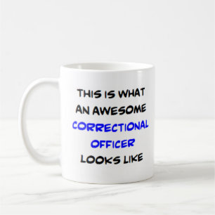 correctional officer, awesome coffee mug
