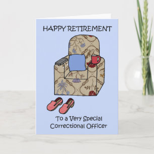 Correctional Officer Happy Retirement Card