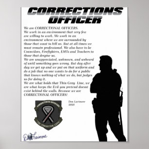 correctional officer poster