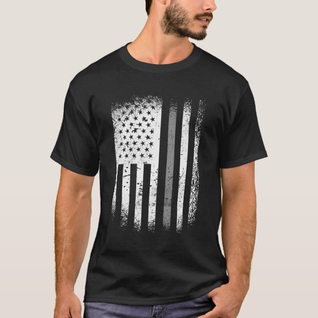 Correctional Officer Thin Silver Line T-Shirt (Front)