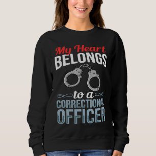 Correctional Officer Wife Facility Flag Training Sweatshirt
