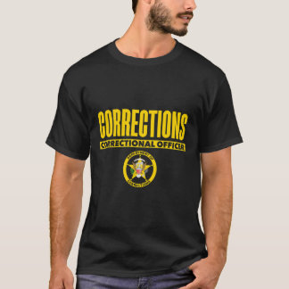 Correctional Prison Officer Thin Grey Line Flag Ho T-Shirt