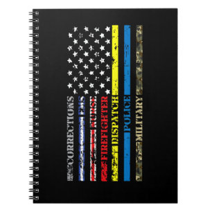 Corrections Dispatch Ems Nurse Firefighter Police Notebook