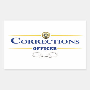 Corrections Officer 3 Rectangular Sticker