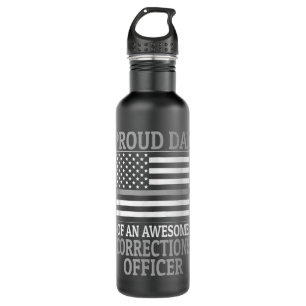 Corrections Officer Dad 710 Ml Water Bottle