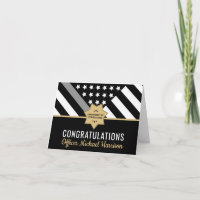 Corrections Officer Graduation Party Silver Line