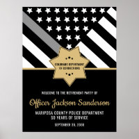 Corrections Officer Retirement Party Silver Line