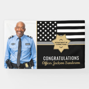 Corrections Officer Silver Line Retirement Photo Banner