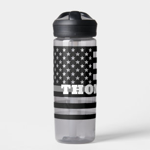 Corrections Officer Thin Grey Line Water Bottle