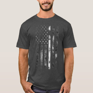 Corrections Officer  Thin Silver Line T-Shirt