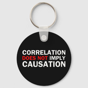 Correlation Does Not Imply Causation Key Ring