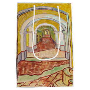 Corridor in the Asylum (by Vincent van Gogh) Medium Gift Bag