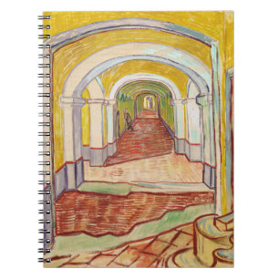 Corridor in the Asylum (by Vincent van Gogh) Notebook