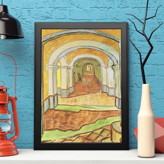 Corridor of Saint Paul Asylum by Vincent van Gogh Poster (Creator Uploaded)