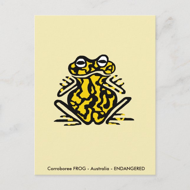 Corroboree FROG - Aussie wildlife -Amphibian - Postcard (Front)